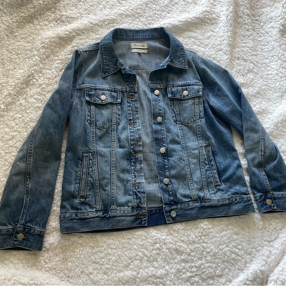 Madewell women’s denim jean jacket size XL